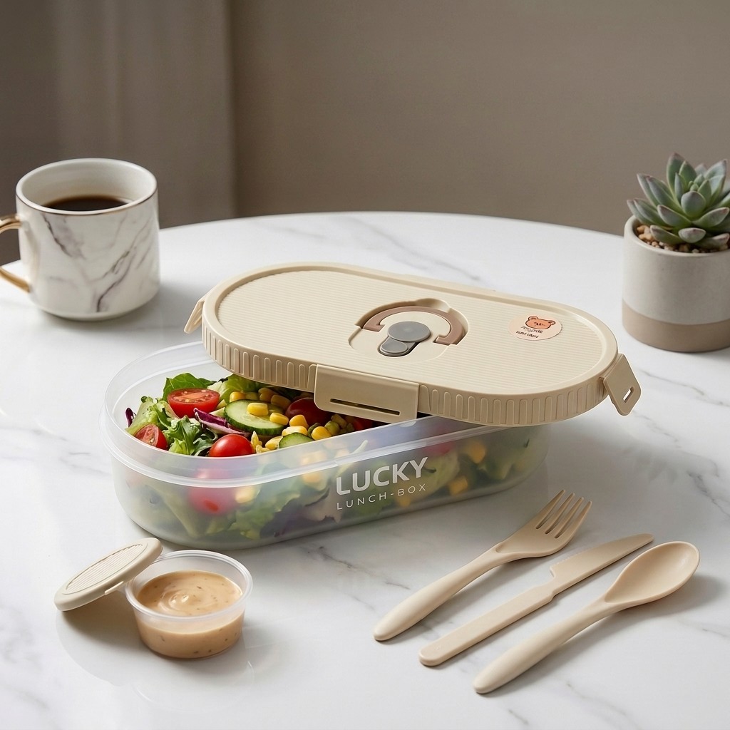 Meal Prep Dinners - Portable Leakproof Bento Lunch Box for