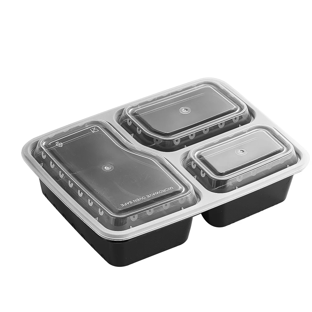 Meal Prep Dinners - 7 Pack 3 Compartment Meal Prep
