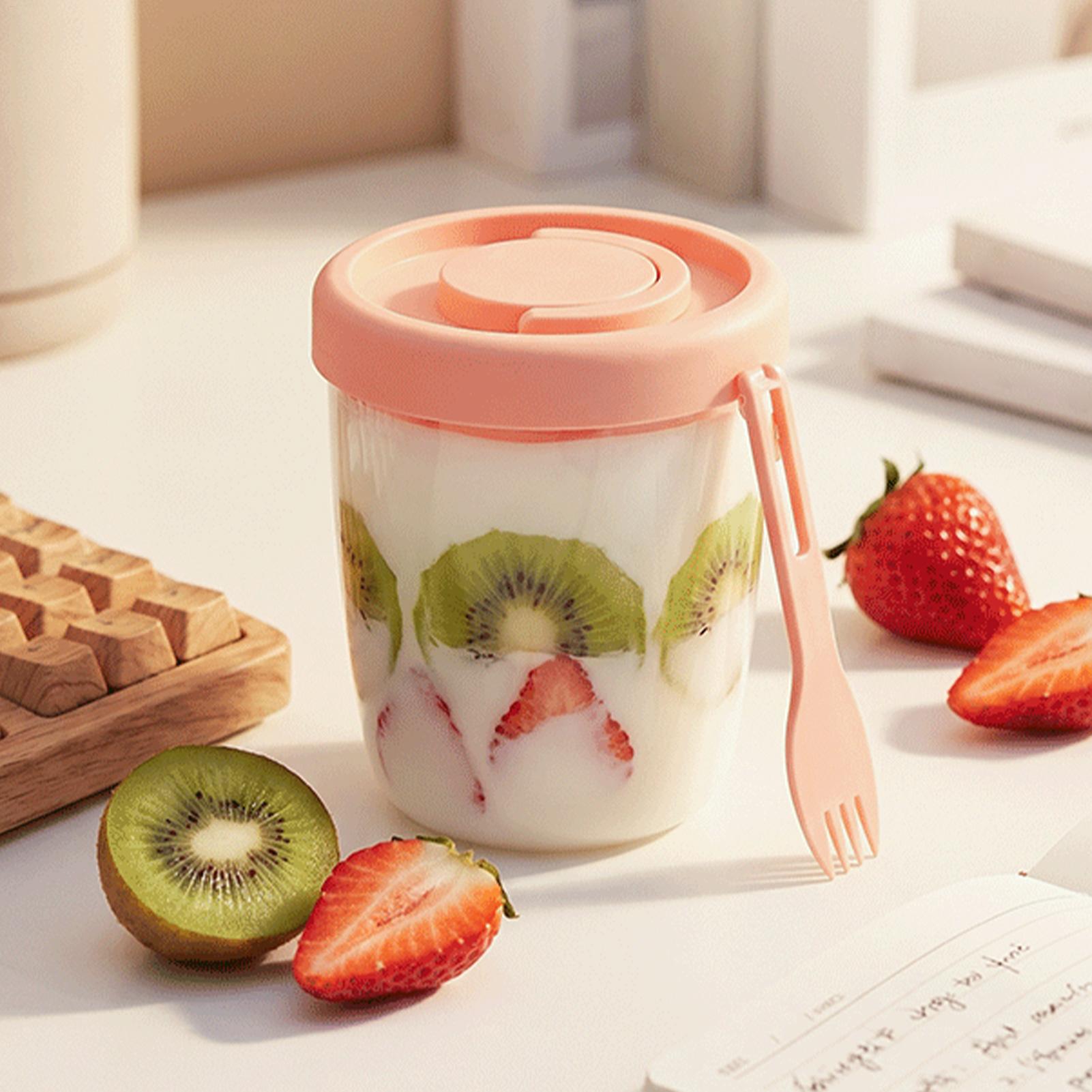 Meal Preparation - Yogurt Cups With Lids Double Wall