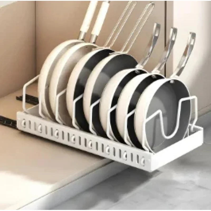 Meal Prep Organizer - Pull out Pots and Pans Organizer