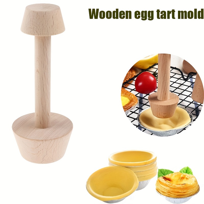 Dual-End Wooden Egg Tart Mold  - Meal Prep Dinners บทวิจารณ์และราคา