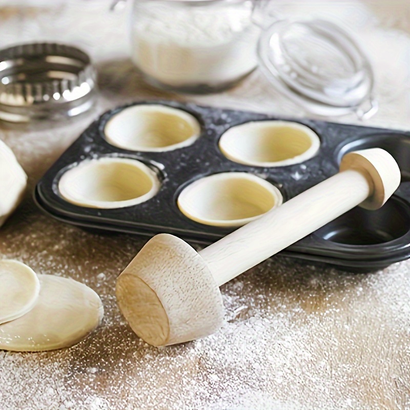 Dual-End Wooden Egg Tart Mold  - Meal Prep Dinners บทวิจารณ์และราคา