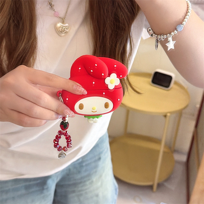 Fashion  Earphone Case Red Str - Strawberry Huller บทวิจารณ์และราคา