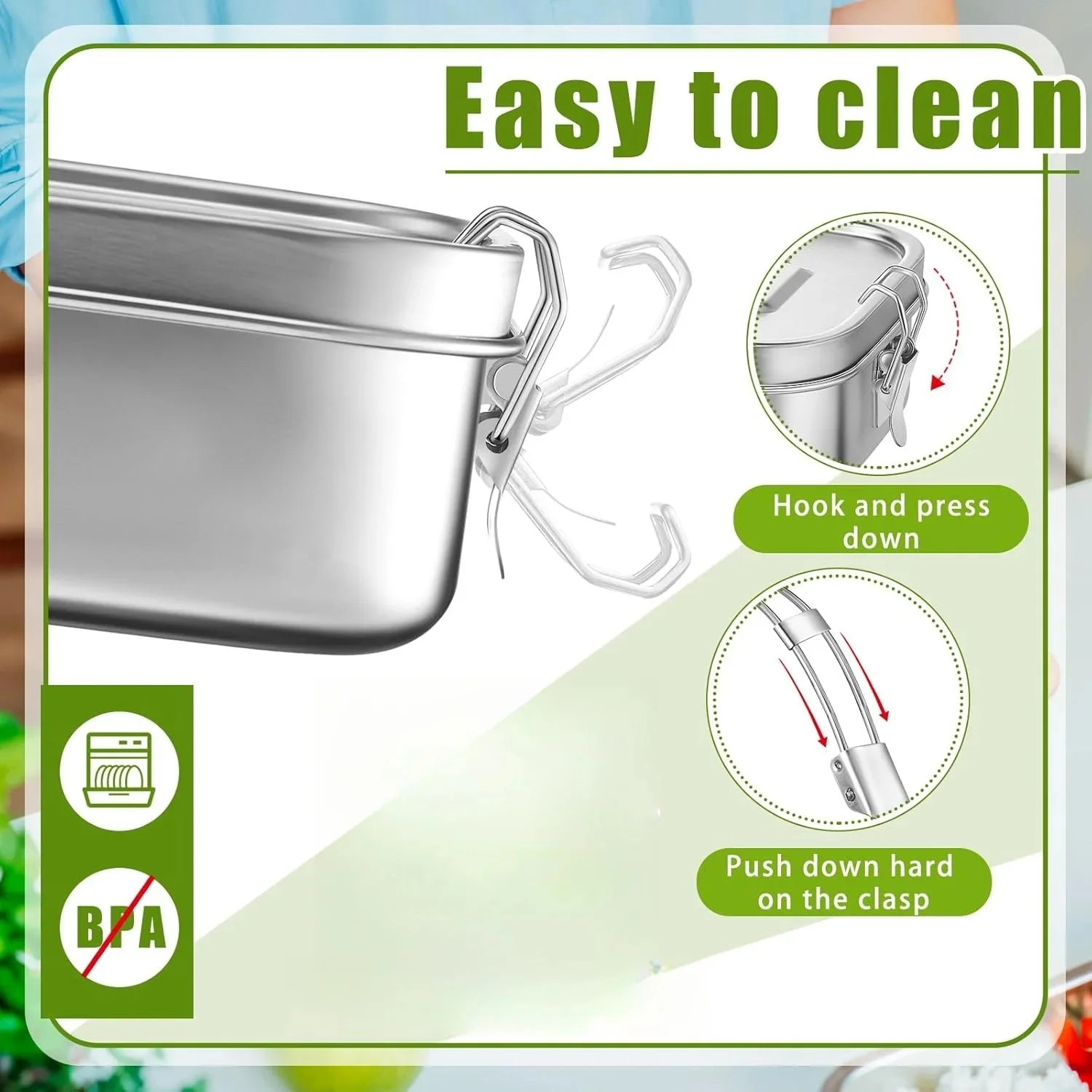 Stainless Steel Lunch Box for  - Meal Prep Recipes บทวิจารณ์และราคา