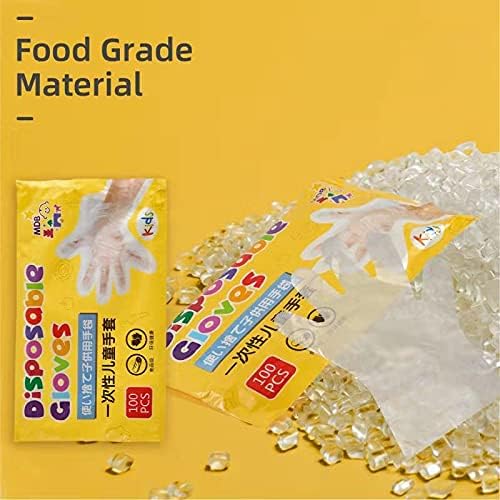 100 Pack Kids Disposable Glove - Meal Prep Dinners บทวิจารณ์และราคา