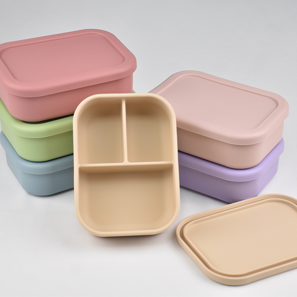 3-Compartment Food Grade Silic - Meal Prep Dinners บทวิจารณ์และราคา