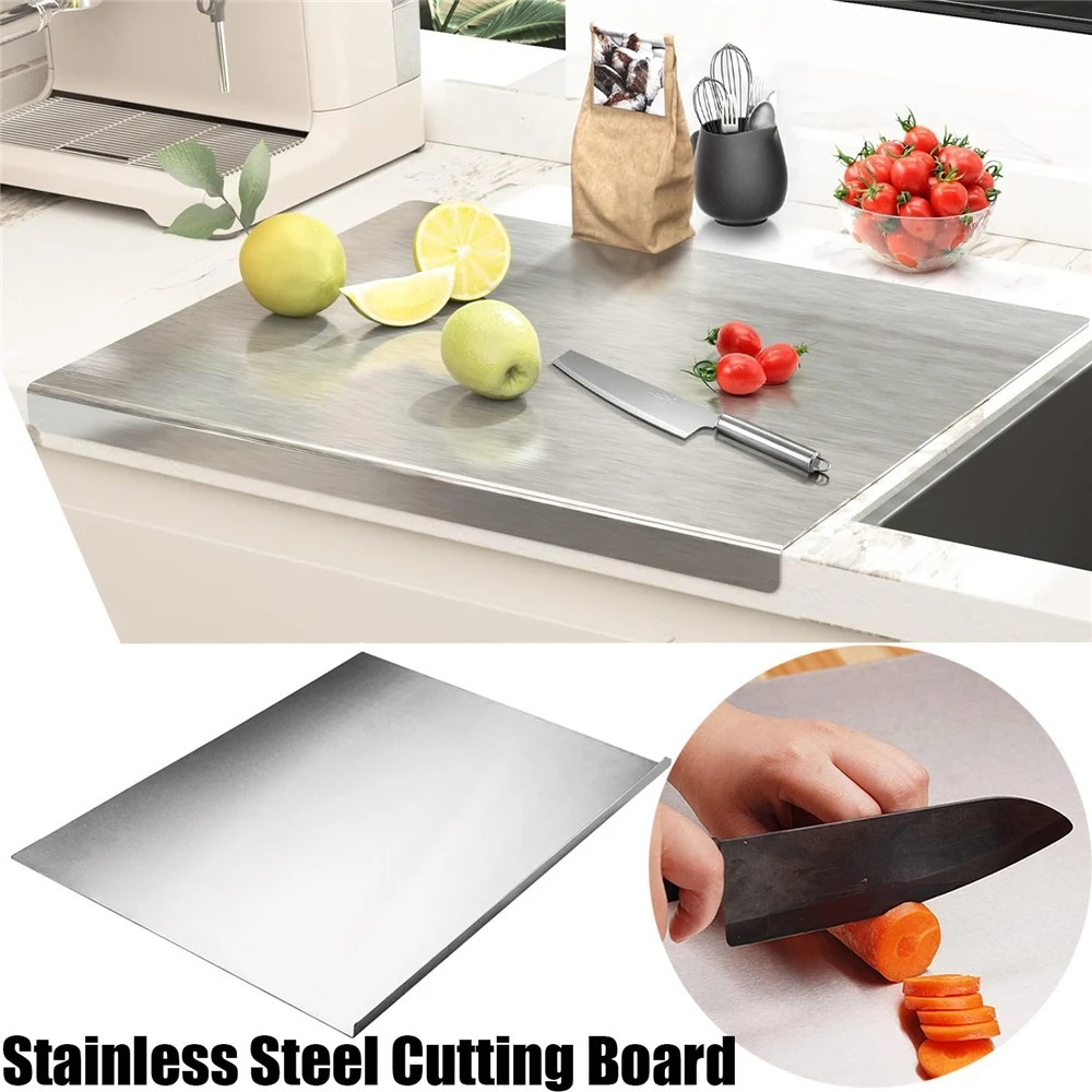 L-shaped Chopping Board Stainl - Meal Prep Dinners บทวิจารณ์และราคา