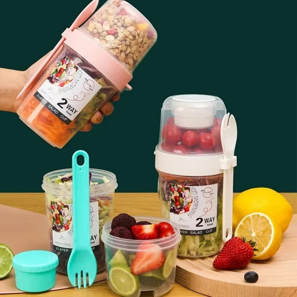Portable Salad Cup Breakfast C - Meal Preparation บทวิจารณ์และราคา