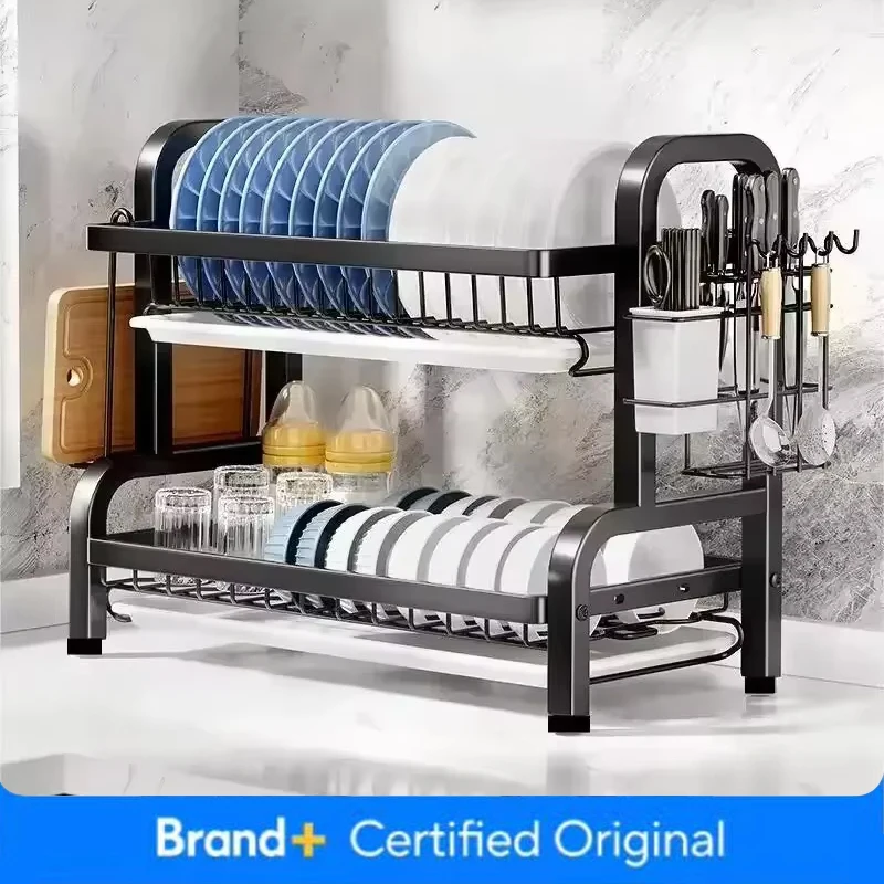 2 Tier Stainless Steel Dish Dr - Meal Prep Organizer บทวิจารณ์และราคา