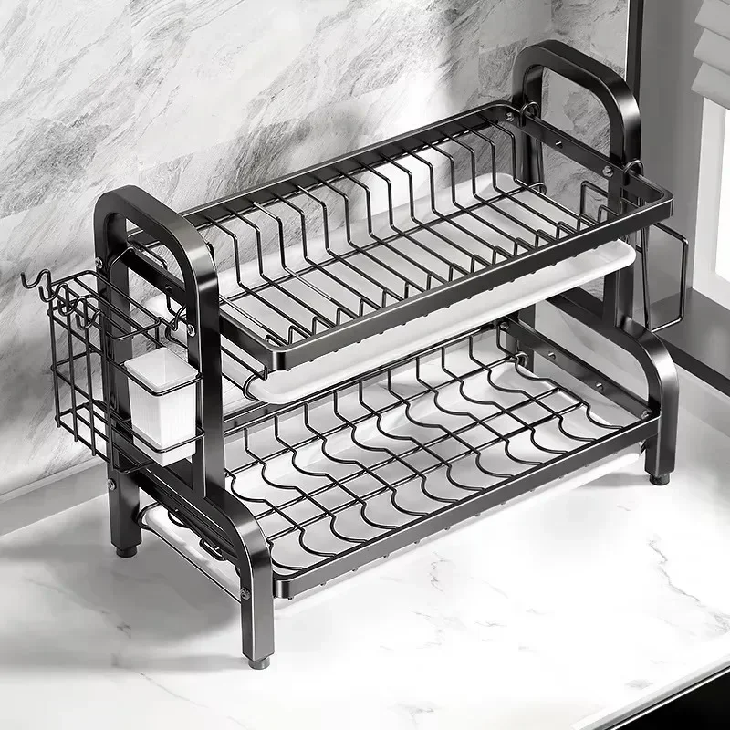 2 Tier Stainless Steel Dish Dr - Meal Prep Organizer บทวิจารณ์และราคา