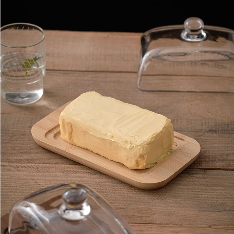 Vintage Glass Butter Dish with - Meal Prep Organizer บทวิจารณ์และราคา
