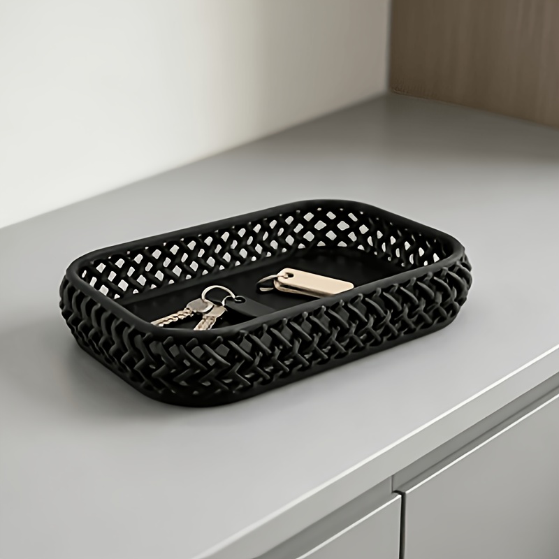 Luxury Hollow Woven Storage Tr - Meal Prep Organizer บทวิจารณ์และราคา
