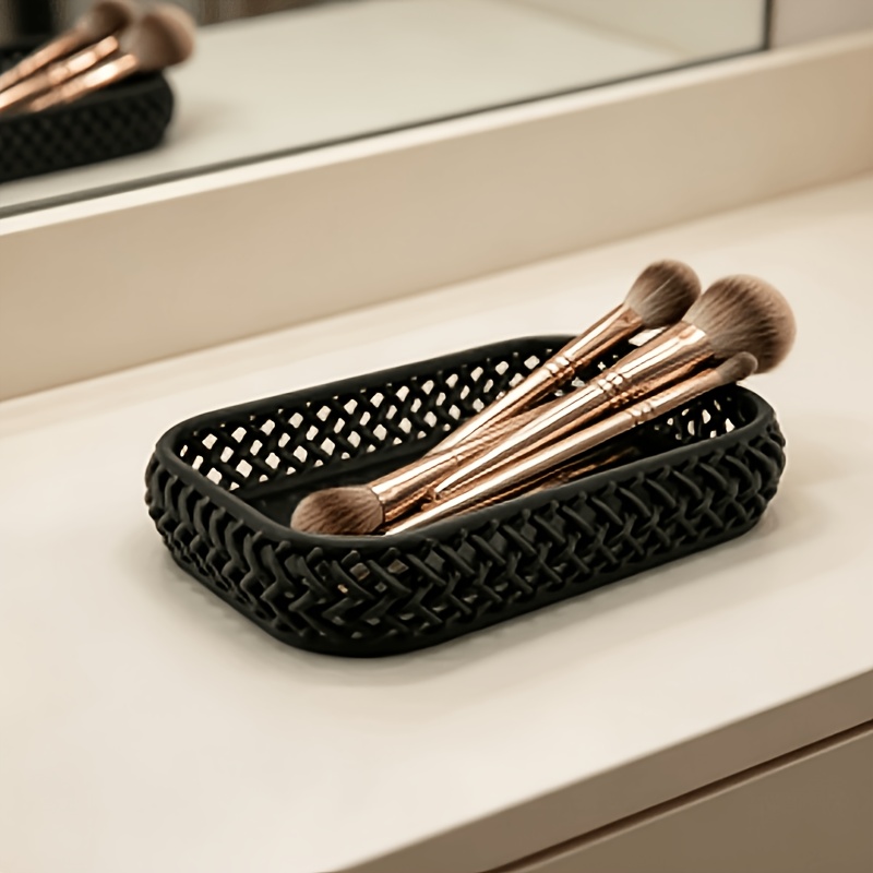 Luxury Hollow Woven Storage Tr - Meal Prep Organizer บทวิจารณ์และราคา