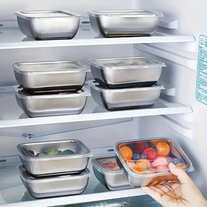 5-Piece Stainless Steel Food S - Meal Prep Dinners บทวิจารณ์และราคา