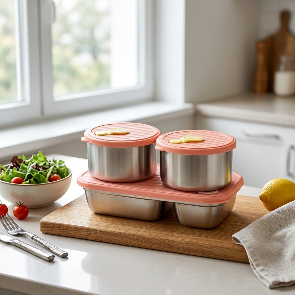 Microwave Safe 304 Stainless S - Meal Prep Dinners บทวิจารณ์และราคา