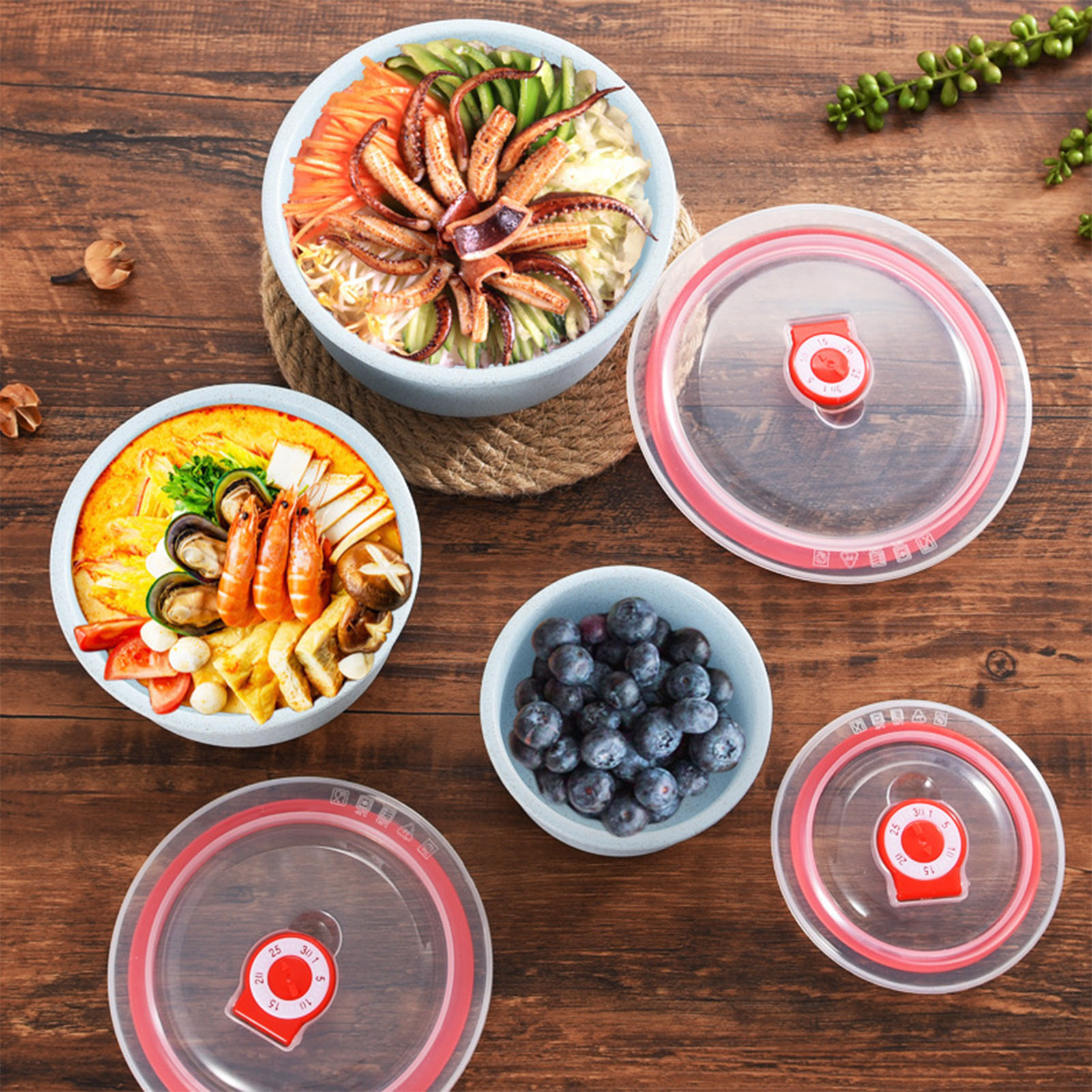 3pcs Food Storage Containers B - Meal Prep Dinners บทวิจารณ์และราคา
