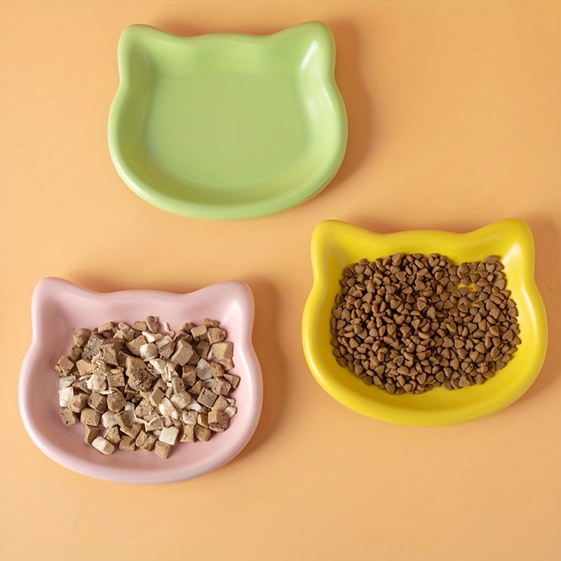 4-Color Pet Bowl Cat Food Dish - Meal Preparation บทวิจารณ์และราคา