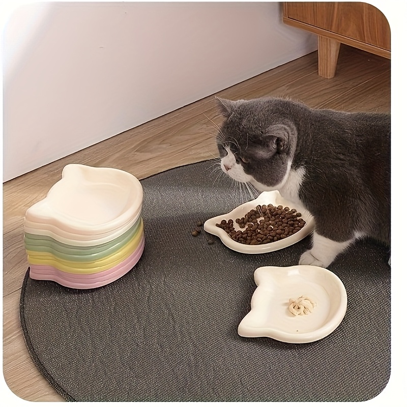 4-Color Pet Bowl Cat Food Dish - Meal Preparation บทวิจารณ์และราคา