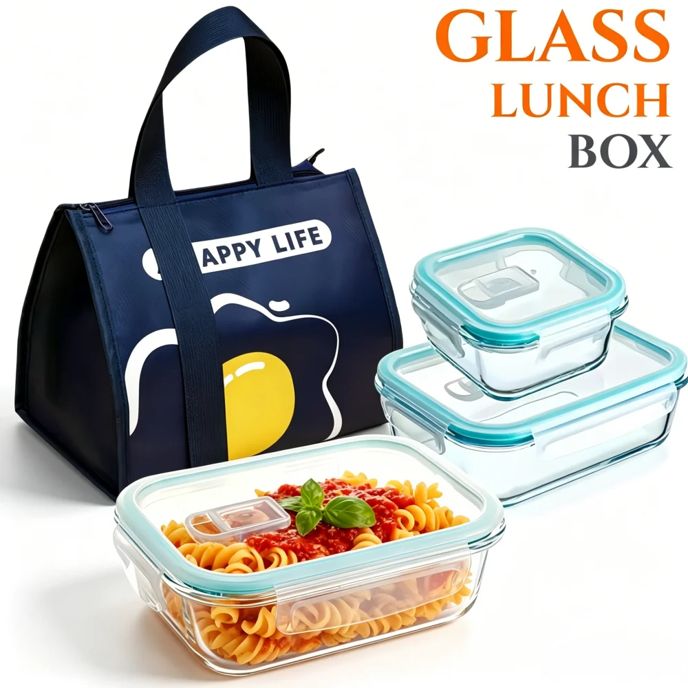 BPA-Free Glass Lunch Box Recta - Meal Prep Burrito บทวิจารณ์และราคา