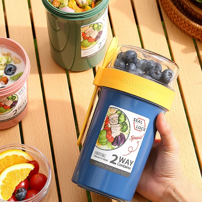 Bento Lunch Box Salad Oatmeal  - Meal Preparation บทวิจารณ์และราคา