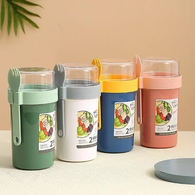 Bento Lunch Box Salad Oatmeal  - Meal Preparation บทวิจารณ์และราคา