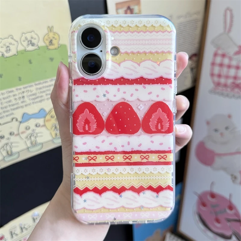 Cream Strawberry Cake Lace Bow - Strawberry Huller บทวิจารณ์และราคา