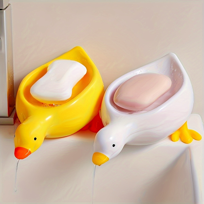 Duck Soap Dish-Cute Self Drain - Meal Prep Organizer บทวิจารณ์และราคา