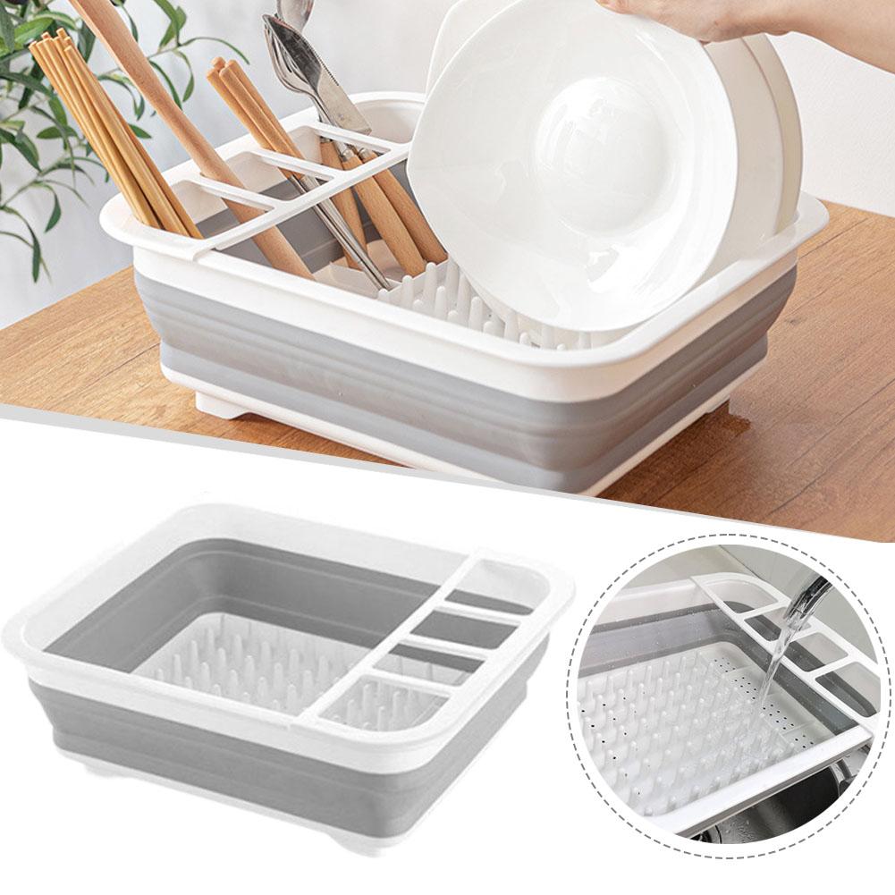 Foldable Dish Drainer Bowl Rac - Meal Prep Organizer บทวิจารณ์และราคา