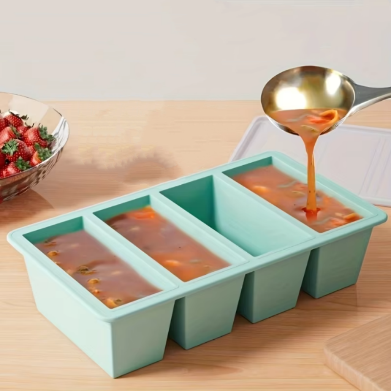 1pc Silicone Freezer Tray with - Meal Prep Dinners บทวิจารณ์และราคา