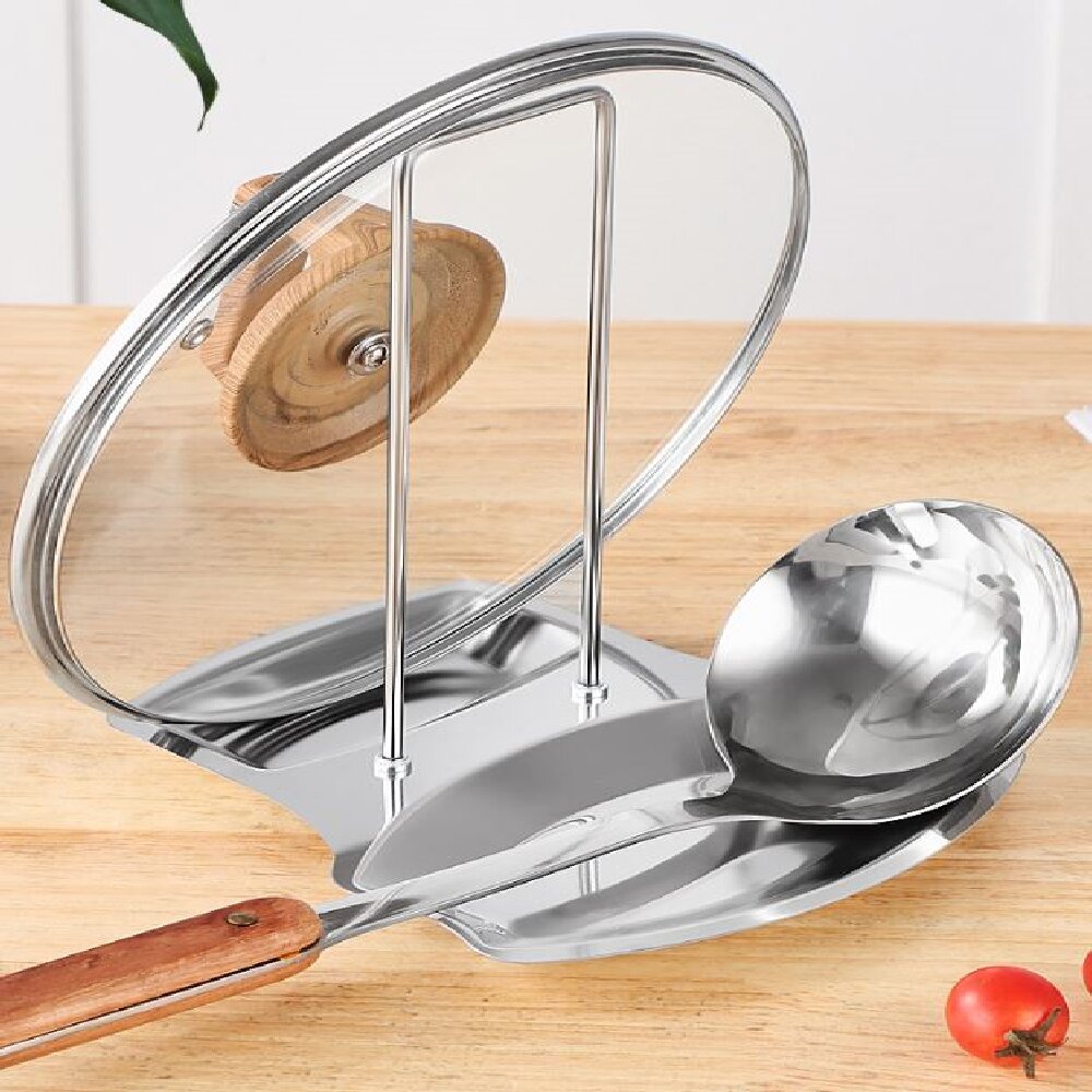 Stainless Steel Pot Lid Holder - Meal Prep Organizer บทวิจารณ์และราคา