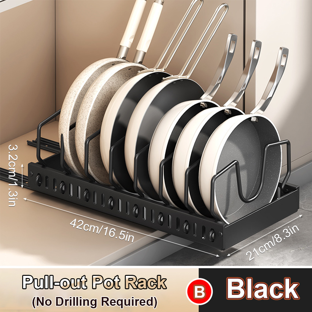 Pull out Pots and Pans Organiz - Meal Prep Organizer บทวิจารณ์และราคา