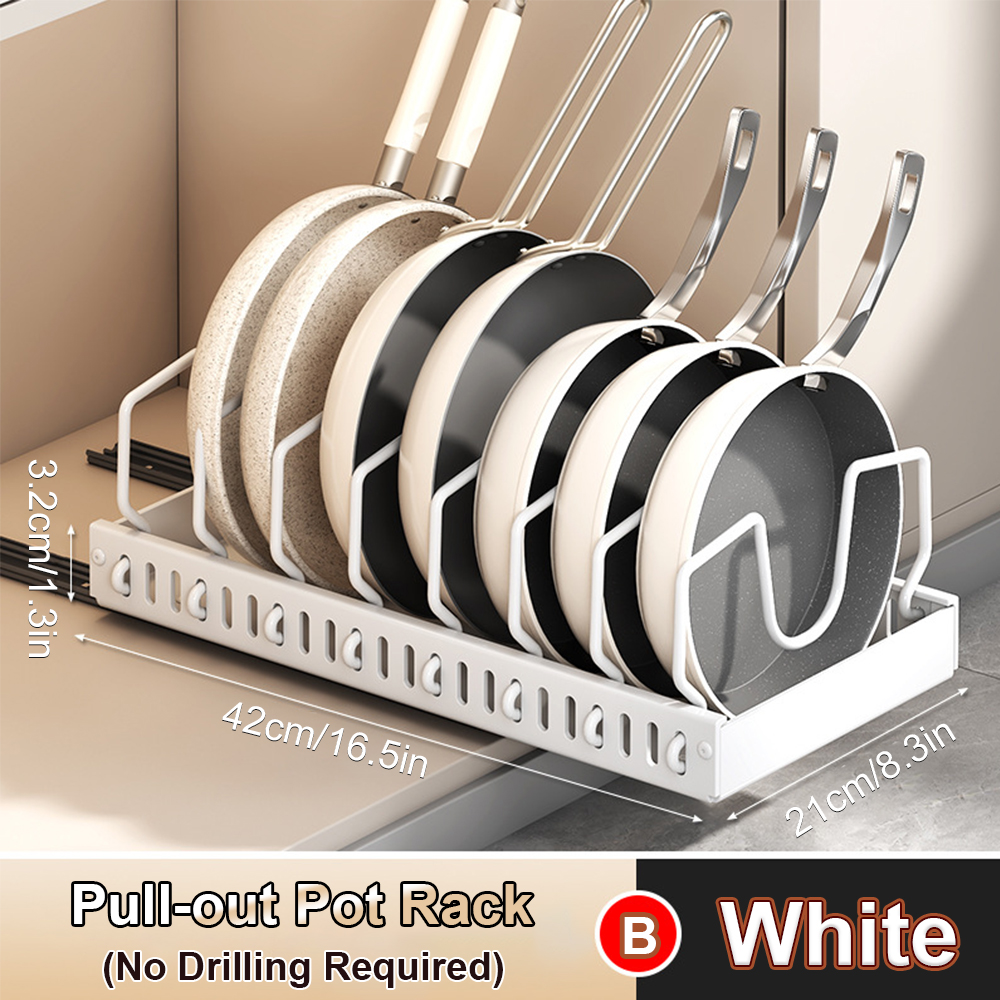 Pull out Pots and Pans Organiz - Meal Prep Organizer บทวิจารณ์และราคา