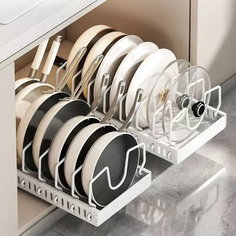 Pull out Pots and Pans Organiz - Meal Prep Organizer บทวิจารณ์และราคา