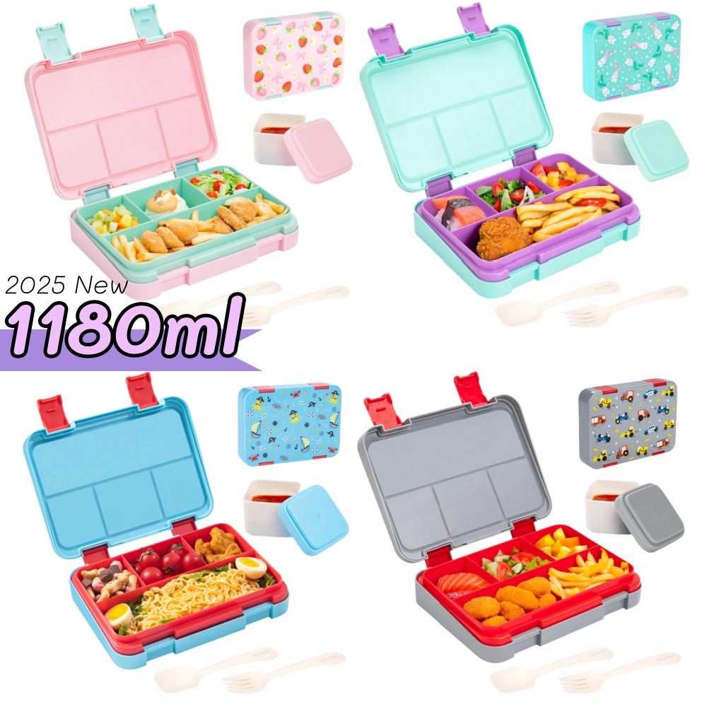 40oz Cartoon Pattern Bento Lun - Meal Prep Dinners บทวิจารณ์และราคา