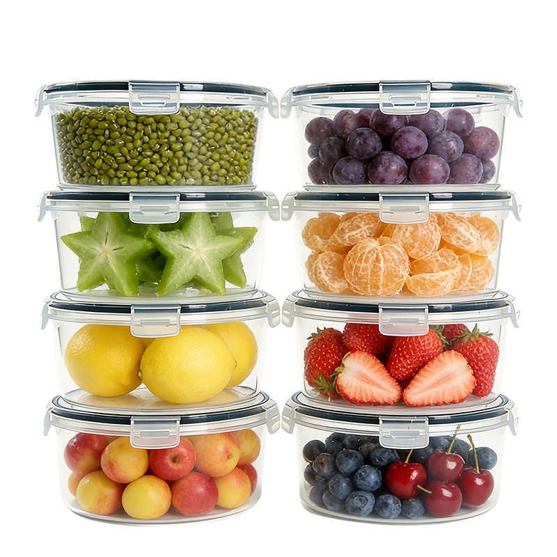 2/4/6/8 Pcs Round Fresh-Keepin - Meal Preparation บทวิจารณ์และราคา