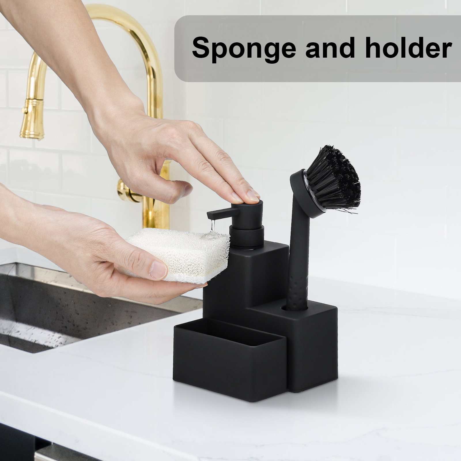 Modern Square Dish Soap Dispen - Meal Prep Organizer บทวิจารณ์และราคา