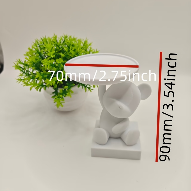 1PC Cute Bear Trinket Dish – M - Meal Prep Organizer บทวิจารณ์และราคา