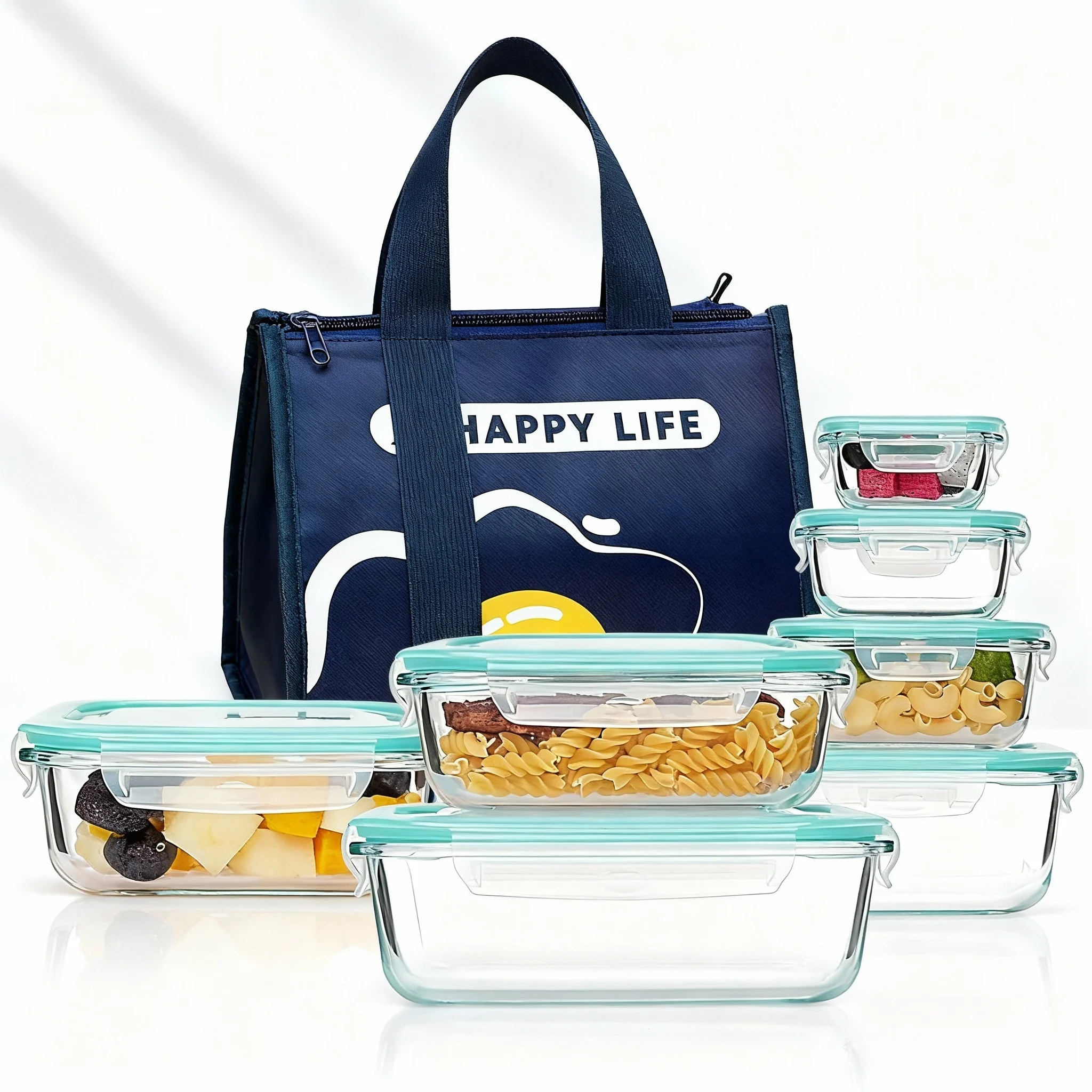 Glass Lunch Bento Box for Adul - Meal Prep Burrito บทวิจารณ์และราคา