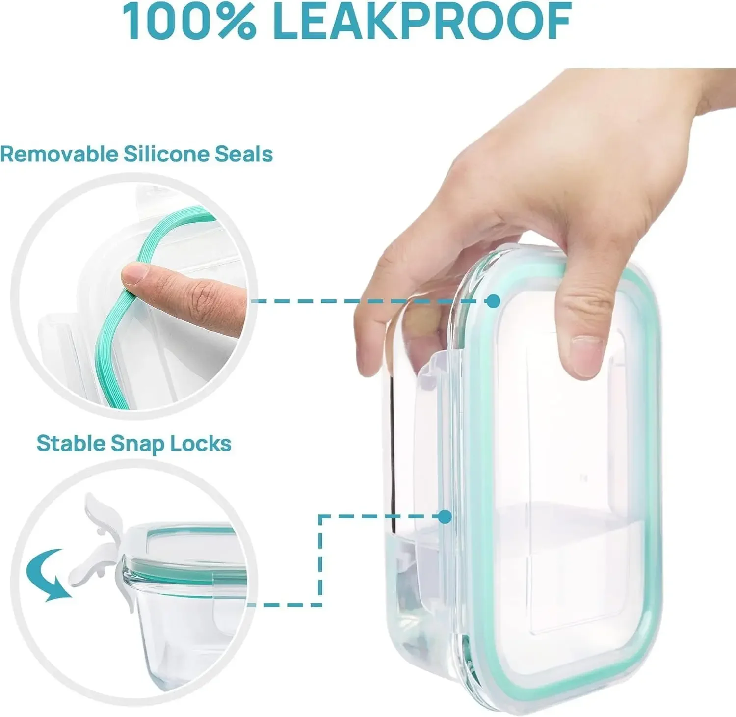 Glass Lunch Bento Box for Adul - Meal Prep Burrito บทวิจารณ์และราคา