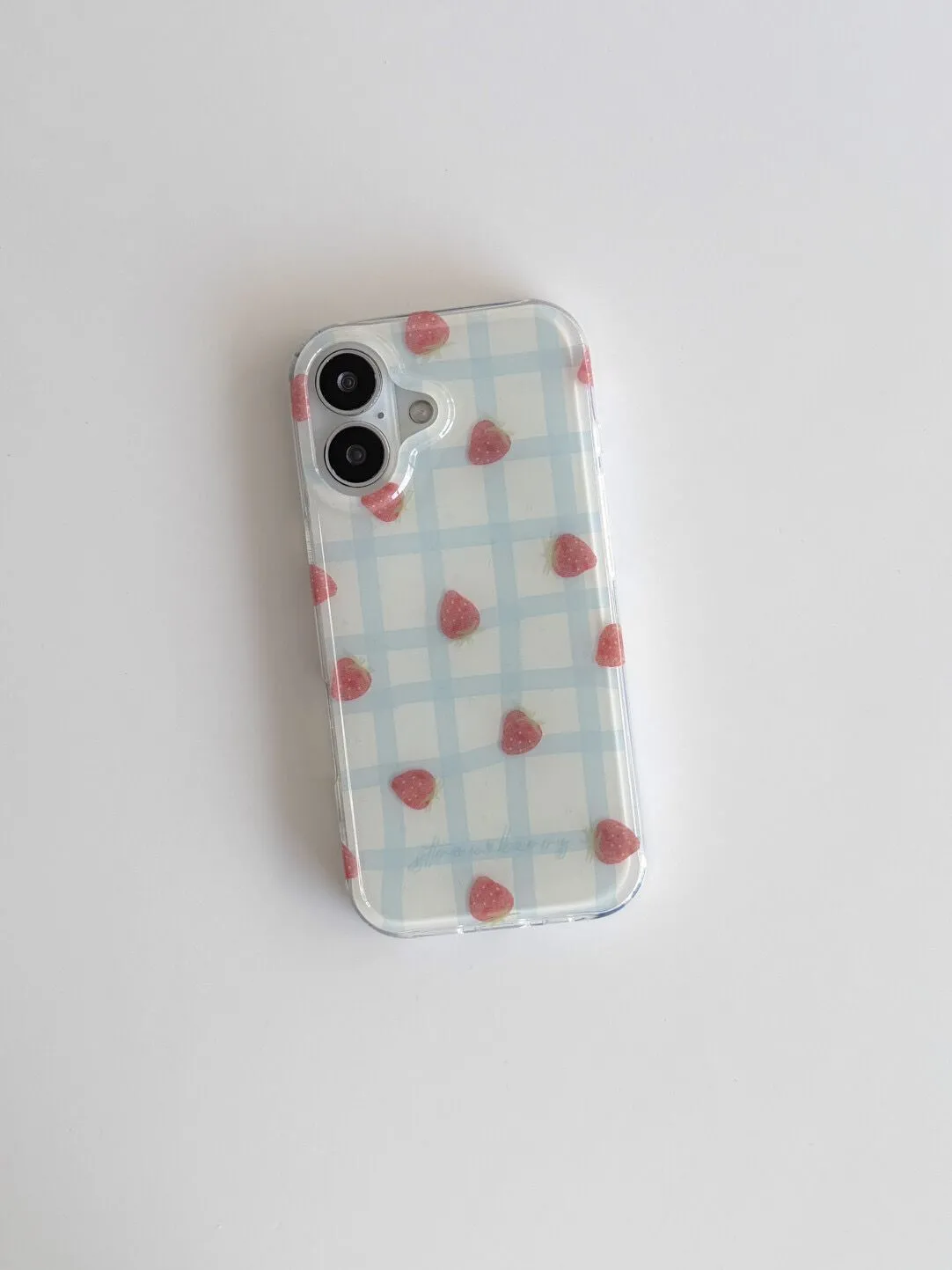 Fresh Blue Grid Pattern Strawb - Strawberry Huller บทวิจารณ์และราคา